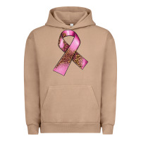 Pigment Burro Breast Cancer ribbon Urban Hoodie - FaDigitalArtStudio
