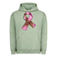 Pigment Oil Green Breast Cancer ribbon Urban Hoodie - FaDigitalArtStudio