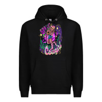 Black Space cowgirl Premium Hoodie - HowdyJamesFarm