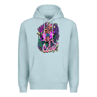 Blue Mist Space cowgirl Premium Hoodie - HowdyJamesFarm