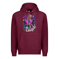 Burgundy Space cowgirl Premium Hoodie - HowdyJamesFarm