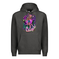 Charcoal Heather Space cowgirl Premium Hoodie - HowdyJamesFarm