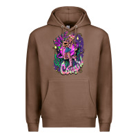 Chestnut Space cowgirl Premium Hoodie - HowdyJamesFarm