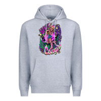 Heather Grey Space cowgirl Premium Hoodie - HowdyJamesFarm
