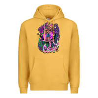 Mustard Space cowgirl Premium Hoodie - HowdyJamesFarm