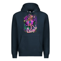 Navy Space cowgirl Premium Hoodie - HowdyJamesFarm