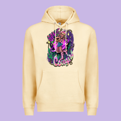 Space Cowgirl Premium Hoodie Designed By Howdyjamesfarm