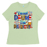 Matcha I'm not drunk I'm patriotic Ladies Tee - Neo Western