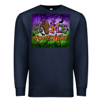 Navy Home sweet home Premium Sweatshirt - NancyCooperArtShop