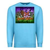 Ocean Blue Home sweet home Premium Sweatshirt - NancyCooperArtShop