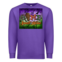 Purple Home sweet home Premium Sweatshirt - NancyCooperArtShop