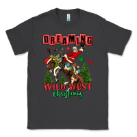 Smoke dreaming of a wild west christmas cowboy santa Classic Tee - MaliasSmallBusiness