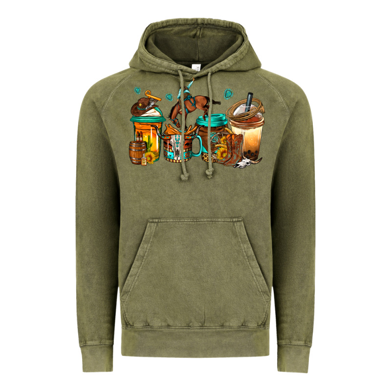 Rodeo Coffee Vintage Hoodie by Jasminsmagicworld | Teevron