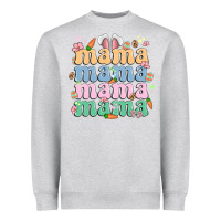 Heather Grey easter mama Heavyweight Sweatshirt - MaliasSmallBusiness