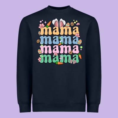 Easter Mama Heavyweight Sweatshirt Designed By Maliassmallbusiness
