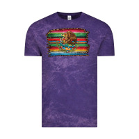 Cloud Purple serape leopard mexican flag Vintage Tee - Jasminsmagicworld