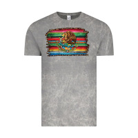 Cloud Rock serape leopard mexican flag Vintage Tee - Jasminsmagicworld