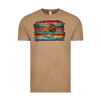 Vintage Coffee serape leopard mexican flag Vintage Tee - Jasminsmagicworld