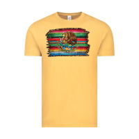 Vintage Mustard serape leopard mexican flag Vintage Tee - Jasminsmagicworld