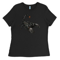 Black scorpion Ladies Tee - JahusDesignShop