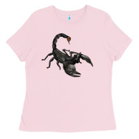 Bubblegum Pink scorpion Ladies Tee - JahusDesignShop