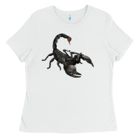 White scorpion Ladies Tee - JahusDesignShop