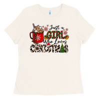 Just A Girl Who Loves Christmas Ladies Tee | Teevron