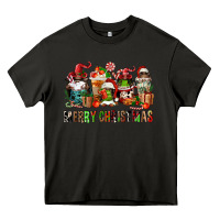Asphalt merry christmas coffee afro gnomies Heavy Core Tee - FaDigitalArtStudio