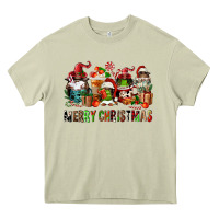Mossy merry christmas coffee afro gnomies Heavy Core Tee - FaDigitalArtStudio