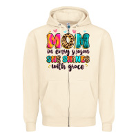 Sandshell mom in every season she shines with grace Zipper Hoodie - Artiststas