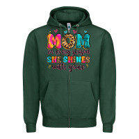 Sports Green mom in every season she shines with grace Zipper Hoodie - Artiststas