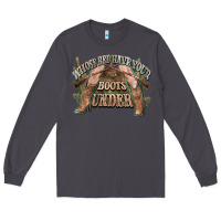 Smoke whose bed have your boots under cowboy western Long Sleeve Tee - NancyCooperArtShop
