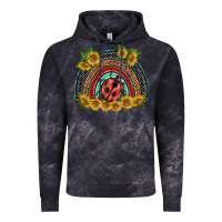 Cloud Black ladybuy  rainbow Vintage Hoodie - BarkalooDesign