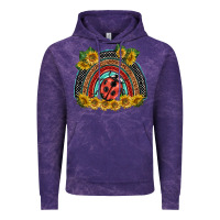 Cloud Purple ladybuy  rainbow Vintage Hoodie - BarkalooDesign