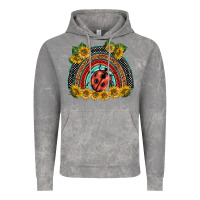 Cloud Rock ladybuy  rainbow Vintage Hoodie - BarkalooDesign