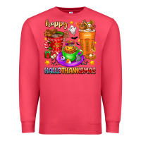 Cardinal Happy Hallothanksmas coffee cups Premium Sweatshirt - texasbilliewilder