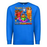 True Royal Happy Hallothanksmas coffee cups Premium Sweatshirt - texasbilliewilder