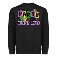 Black aint no party like mardi gras Heavyweight Sweatshirt - MaliasSmallBusiness