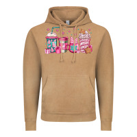Vintage Camel pink Christmas coffee Vintage Hoodie - Jasminsmagicworld