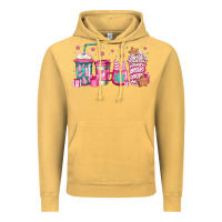 Vintage Mustard pink Christmas coffee Vintage Hoodie - Jasminsmagicworld