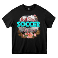 Black eat sleep soccer repeat Heavy Core Tee - HRA Design Shop