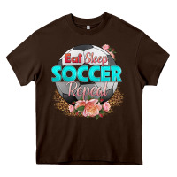 Chocolate Brown eat sleep soccer repeat Heavy Core Tee - HRA Design Shop