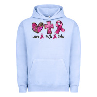 Pigment Grape Ice Love Faith cure Breast Cancer Urban Hoodie - FaDigitalArtStudio