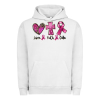 Pigment Lunar Rock Love Faith cure Breast Cancer Urban Hoodie - FaDigitalArtStudio