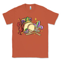 Copper mardi gras baseball Classic Tee - MaliasSmallBusiness