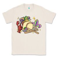 Natural mardi gras baseball Classic Tee - MaliasSmallBusiness
