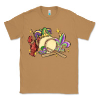 Toasted Coconut mardi gras baseball Classic Tee - MaliasSmallBusiness