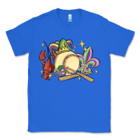 True Royal mardi gras baseball Classic Tee - MaliasSmallBusiness