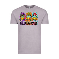 Vintage Zinc Happy Hallothanksmas school bus Vintage Tee - NancyCooperArtShop