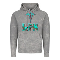 Cloud Rock licensed practical nurse medical symbol Vintage Hoodie - BarkalooDesign
